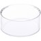 Plymor Clear Acrylic Beveled Egg, Marble, Ball or Sphere Display Holder Stand, 1.25" H x 3" W